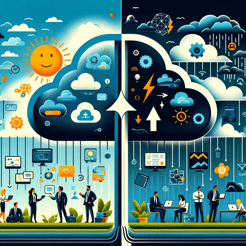 Advantages and Risks of Using Cloud Technologies in Business